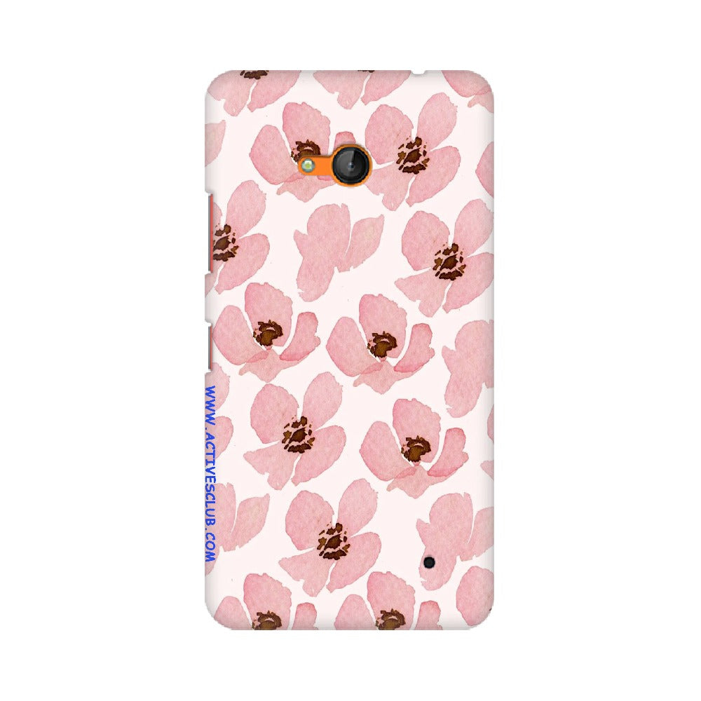 Floral Pink   ---   Sony Nokia Lenovo Moto HTC Huawei - Mobile Back Cover