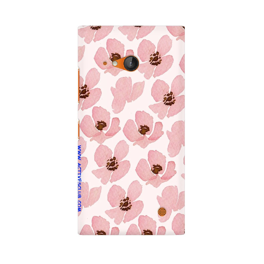 Floral Pink   ---   Sony Nokia Lenovo Moto HTC Huawei - Mobile Back Cover