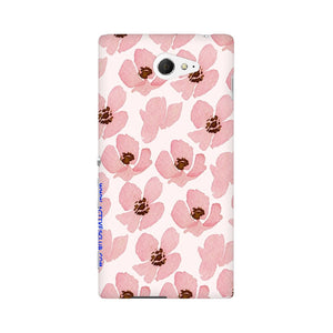 Floral Pink   ---   Sony Nokia Lenovo Moto HTC Huawei - Mobile Back Cover