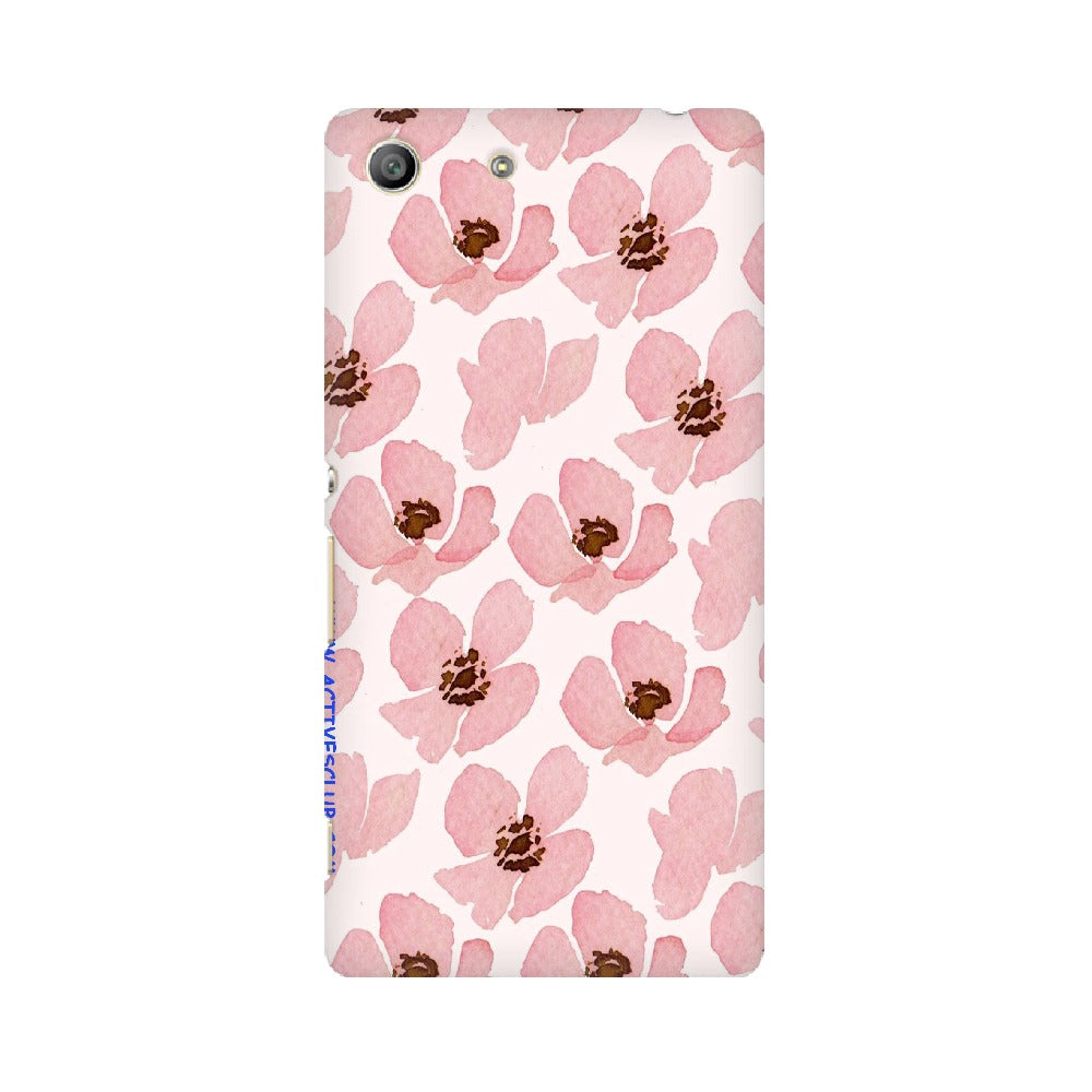 Floral Pink   ---   Sony Nokia Lenovo Moto HTC Huawei - Mobile Back Cover