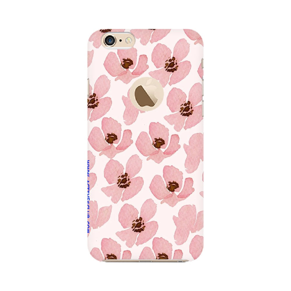 Floral Pink   ---   Apple XioMi RealMe Oppo Vivo - Mobile Back Cover