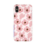 Floral Pink   ---   Apple XioMi RealMe Oppo Vivo - Mobile Back Cover