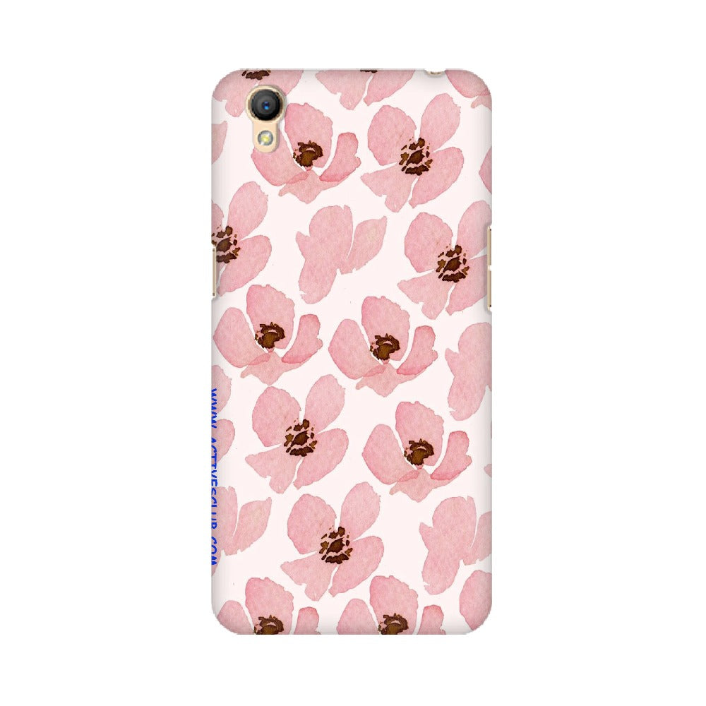 Floral Pink   ---   Apple XioMi RealMe Oppo Vivo - Mobile Back Cover