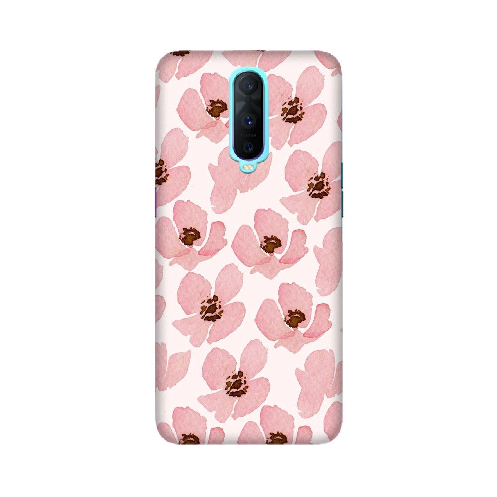 Floral Pink   ---   Apple XioMi RealMe Oppo Vivo - Mobile Back Cover