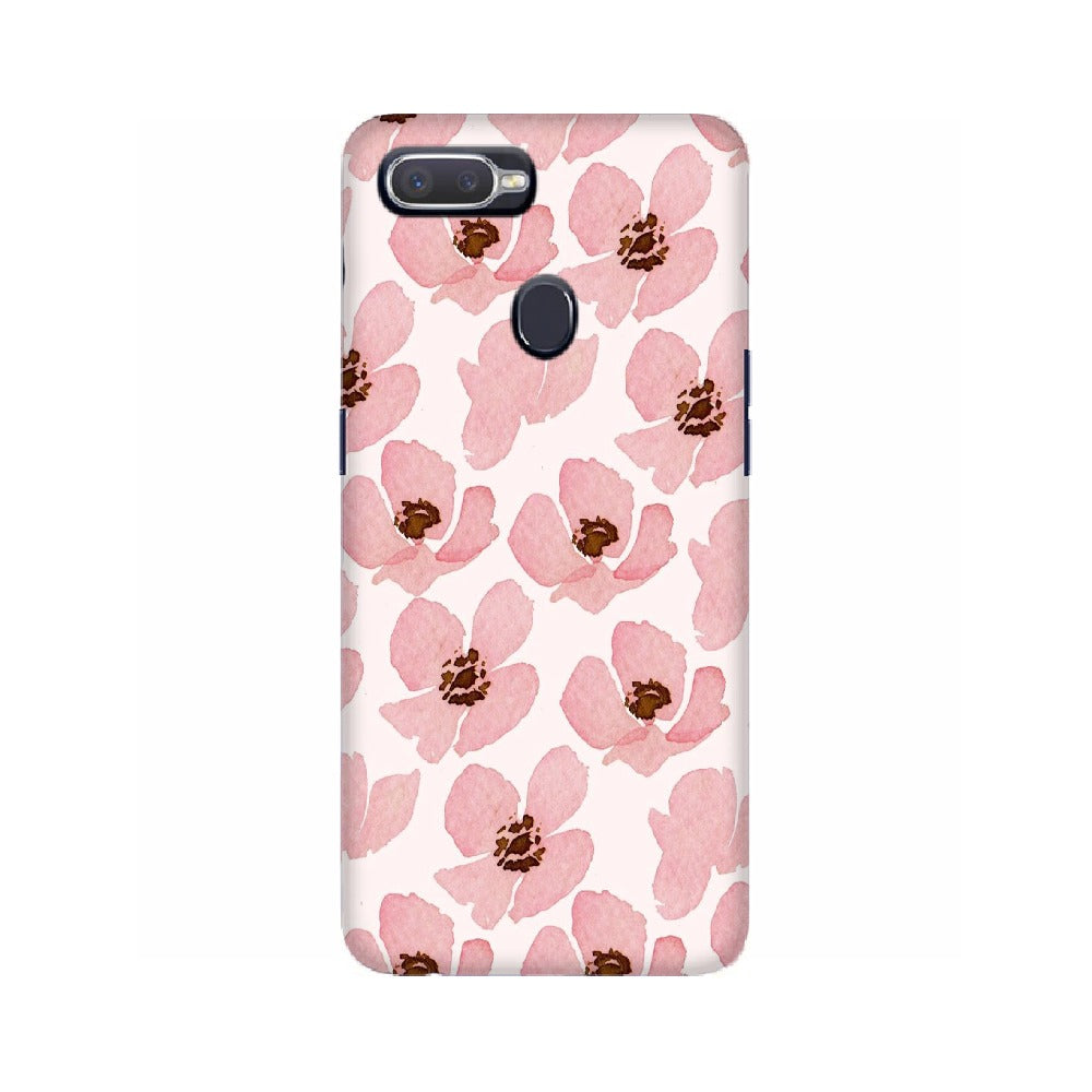 Floral Pink   ---   Apple XioMi RealMe Oppo Vivo - Mobile Back Cover