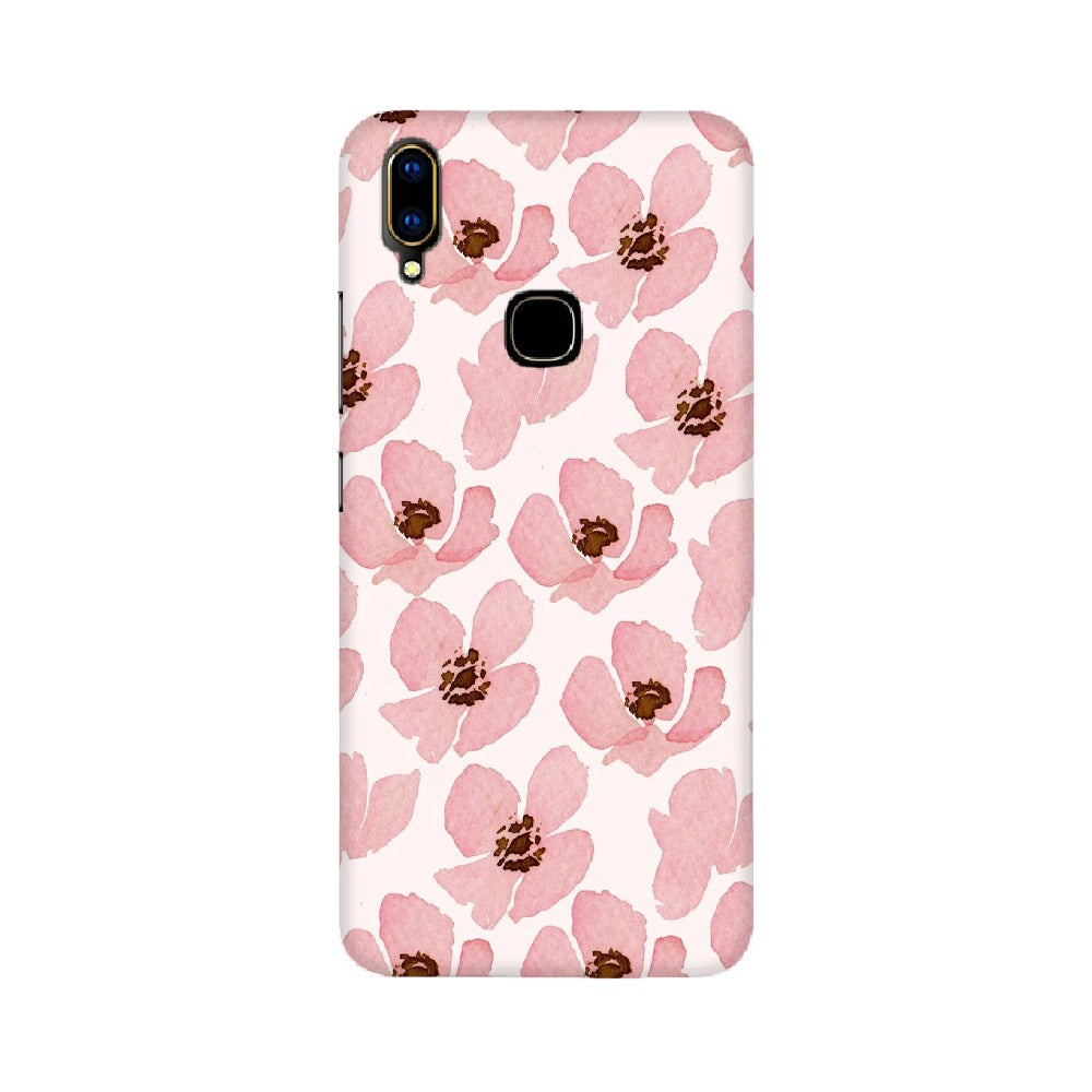 Floral Pink   ---   Apple XioMi RealMe Oppo Vivo - Mobile Back Cover