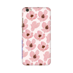 Floral Pink   ---   Apple XioMi RealMe Oppo Vivo - Mobile Back Cover