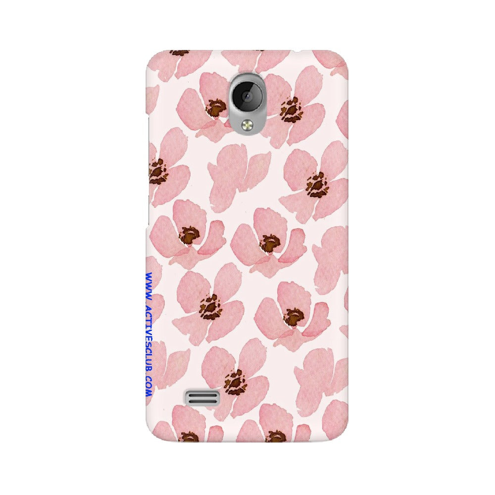 Floral Pink   ---   Apple XioMi RealMe Oppo Vivo - Mobile Back Cover