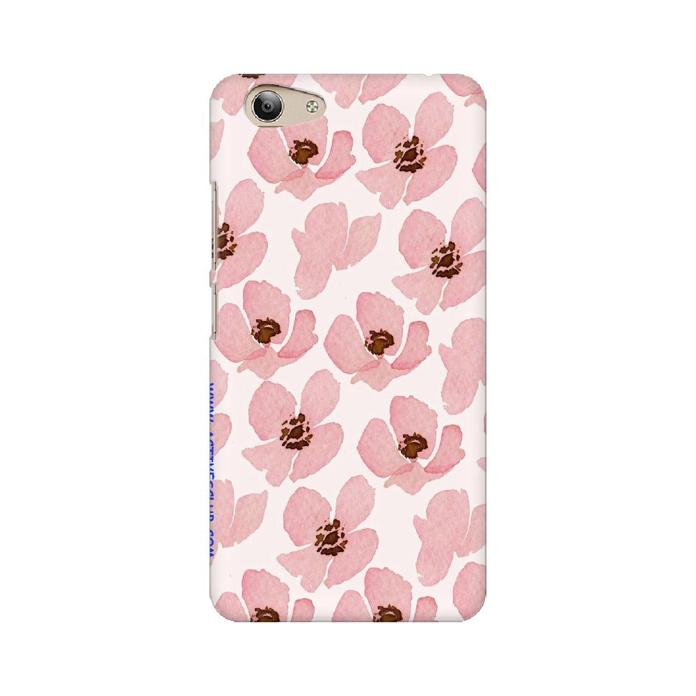 Floral Pink   ---   Apple XioMi RealMe Oppo Vivo - Mobile Back Cover