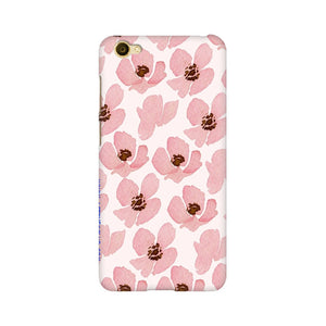 Floral Pink   ---   Apple XioMi RealMe Oppo Vivo - Mobile Back Cover