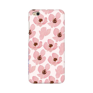 Floral Pink   ---   Apple XioMi RealMe Oppo Vivo - Mobile Back Cover