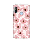 Floral Pink   ---   Apple XioMi RealMe Oppo Vivo - Mobile Back Cover