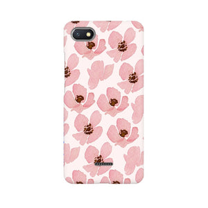 Floral Pink   ---   Apple XioMi RealMe Oppo Vivo - Mobile Back Cover