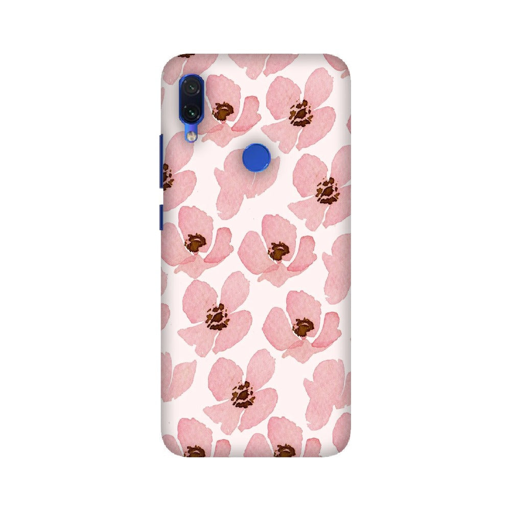 Floral Pink   ---   Apple XioMi RealMe Oppo Vivo - Mobile Back Cover