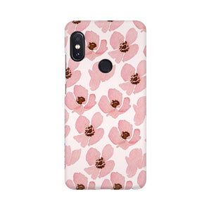 Floral Pink   ---   Apple XioMi RealMe Oppo Vivo - Mobile Back Cover