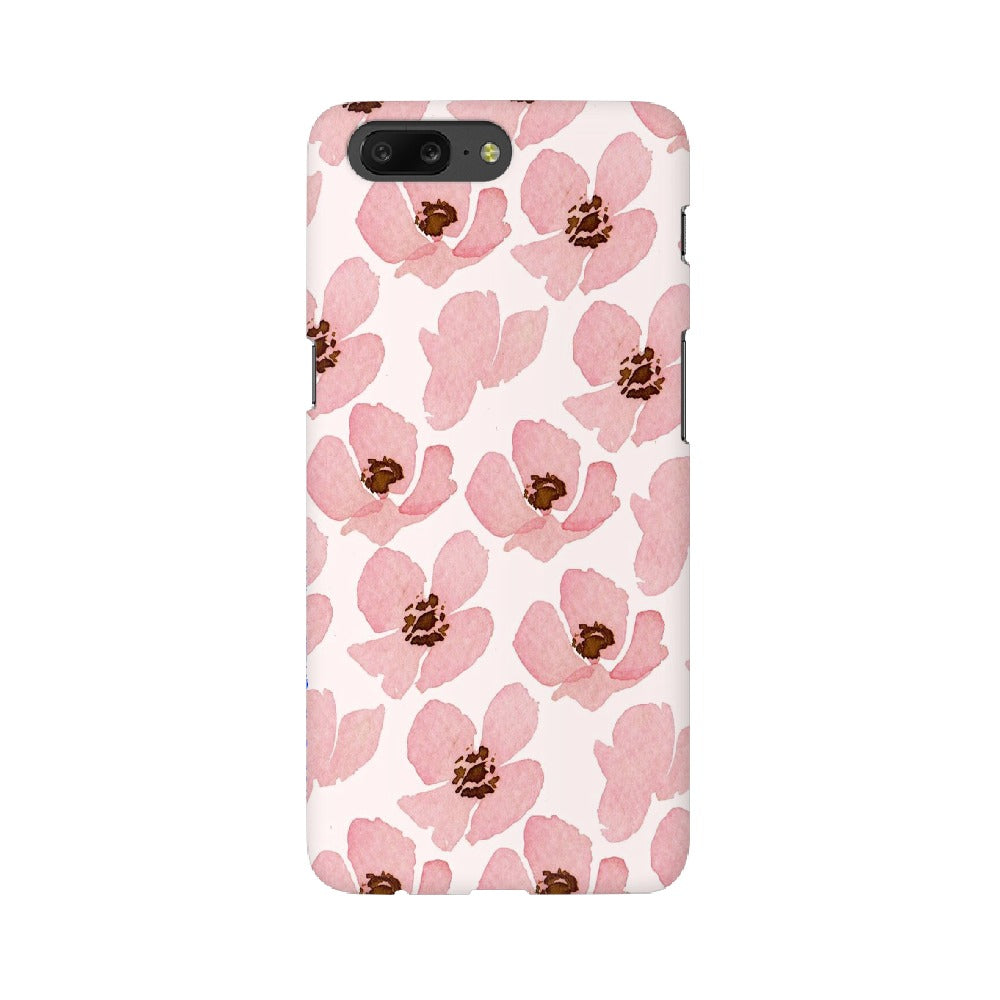 Floral Pink   ---   Samsung Google OnePlus Mobile Back Cover