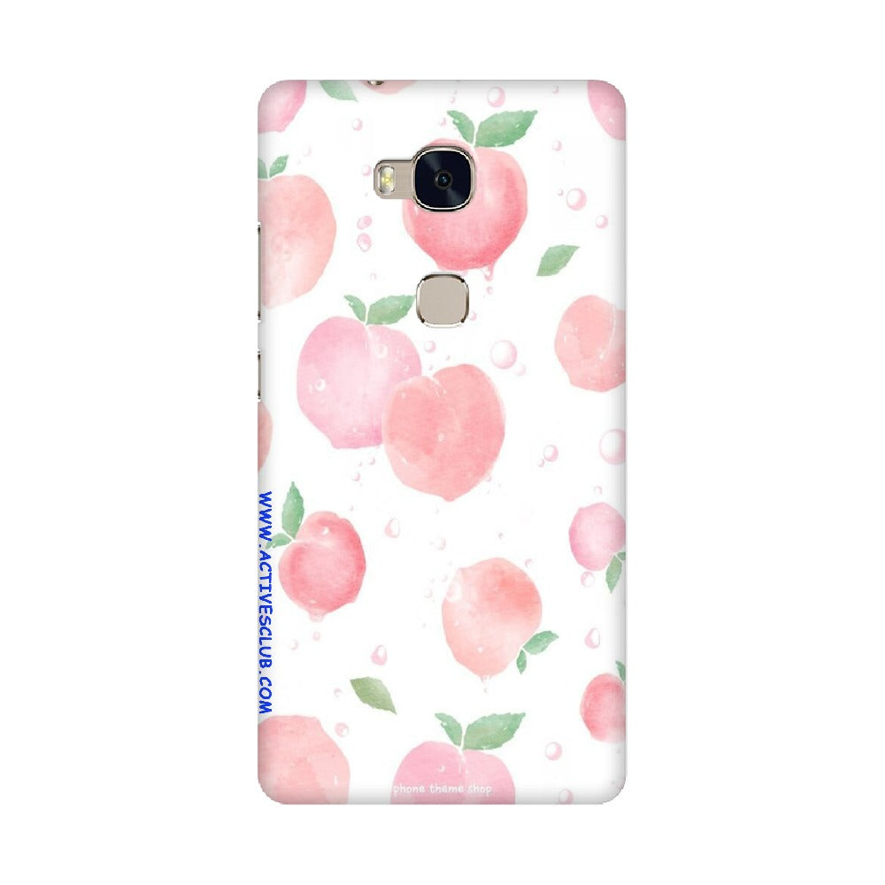 Peach Print   ---   Sony Nokia Lenovo Moto HTC Huawei - Mobile Back Cover