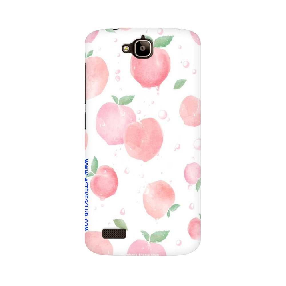 Peach Print   ---   Sony Nokia Lenovo Moto HTC Huawei - Mobile Back Cover