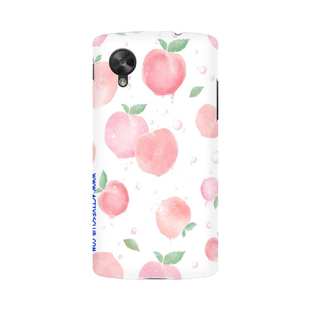 Peach Print   ---   Sony Nokia Lenovo Moto HTC Huawei - Mobile Back Cover