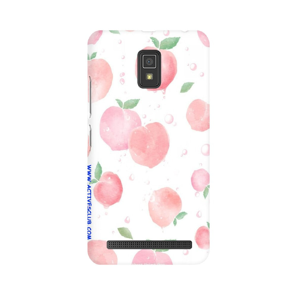 Peach Print   ---   Sony Nokia Lenovo Moto HTC Huawei - Mobile Back Cover