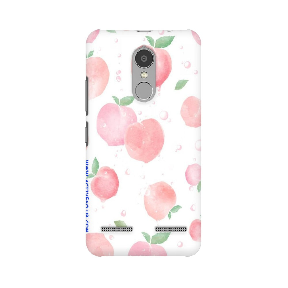 Peach Print   ---   Sony Nokia Lenovo Moto HTC Huawei - Mobile Back Cover