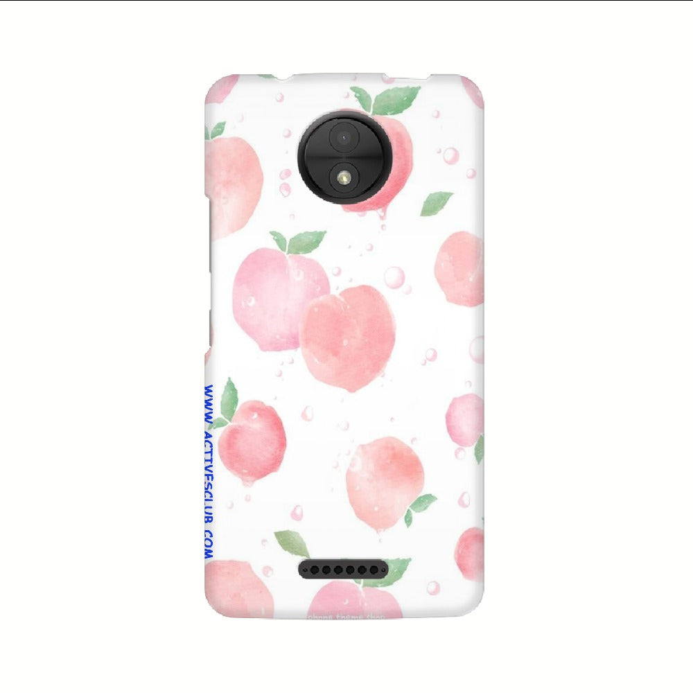 Peach Print   ---   Sony Nokia Lenovo Moto HTC Huawei - Mobile Back Cover