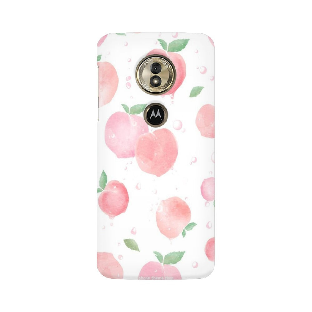 Peach Print   ---   Sony Nokia Lenovo Moto HTC Huawei - Mobile Back Cover