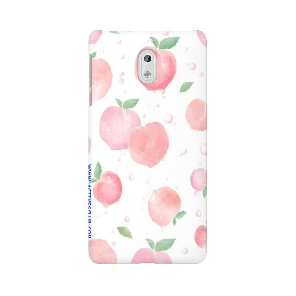 Peach Print   ---   Sony Nokia Lenovo Moto HTC Huawei - Mobile Back Cover