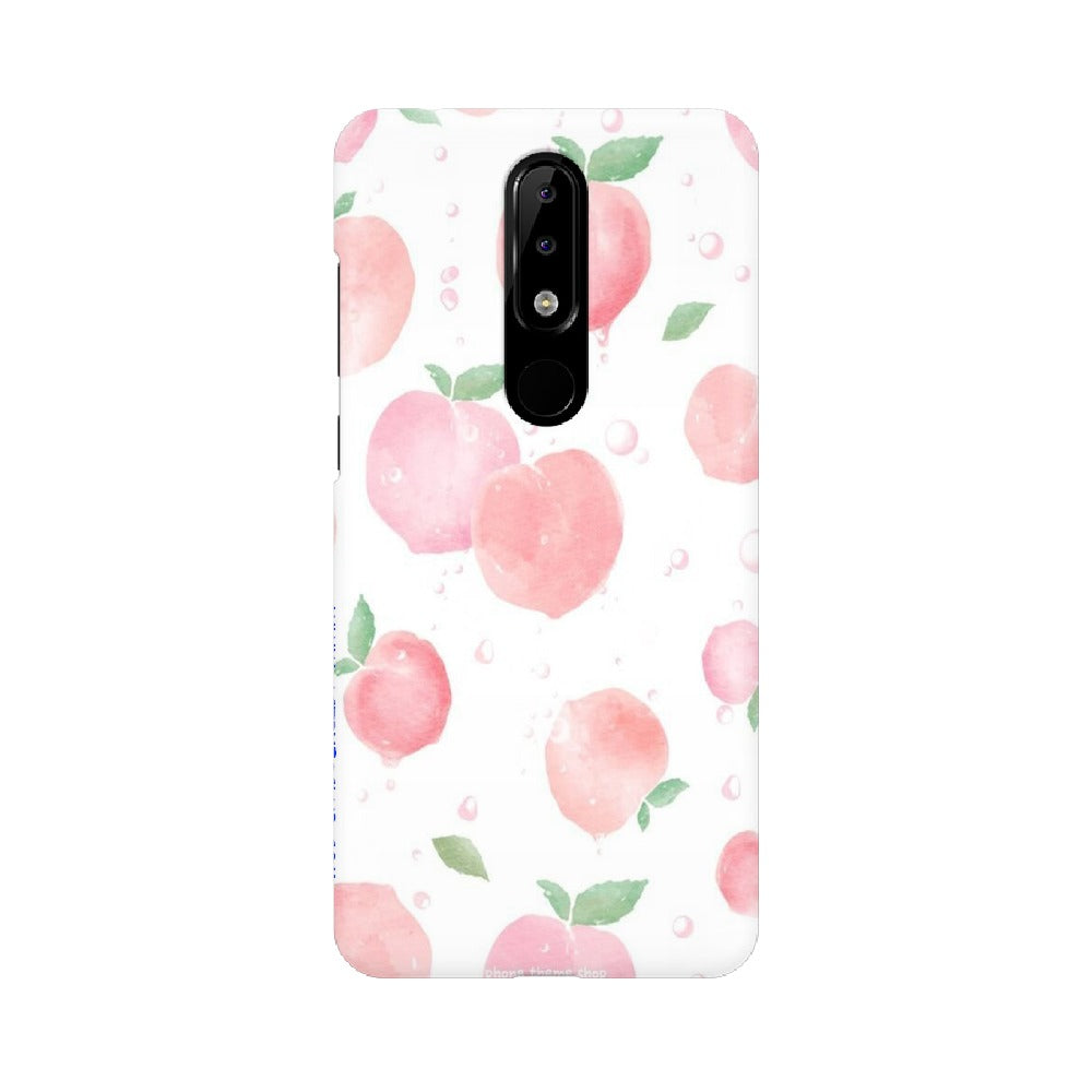 Peach Print   ---   Sony Nokia Lenovo Moto HTC Huawei - Mobile Back Cover