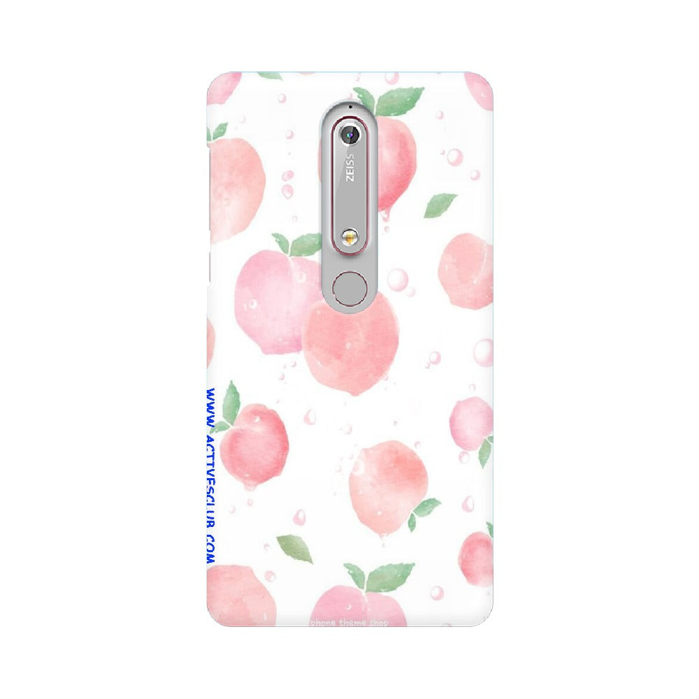 Peach Print   ---   Sony Nokia Lenovo Moto HTC Huawei - Mobile Back Cover