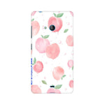 Peach Print   ---   Sony Nokia Lenovo Moto HTC Huawei - Mobile Back Cover