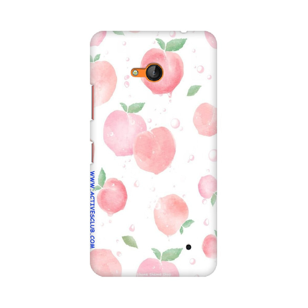 Peach Print   ---   Sony Nokia Lenovo Moto HTC Huawei - Mobile Back Cover