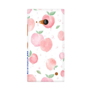 Peach Print   ---   Sony Nokia Lenovo Moto HTC Huawei - Mobile Back Cover