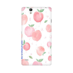 Peach Print   ---   Sony Nokia Lenovo Moto HTC Huawei - Mobile Back Cover