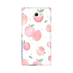 Peach Print   ---   Sony Nokia Lenovo Moto HTC Huawei - Mobile Back Cover