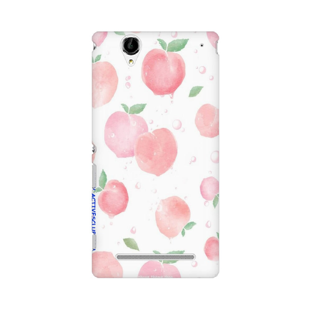 Peach Print   ---   Sony Nokia Lenovo Moto HTC Huawei - Mobile Back Cover