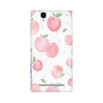 Peach Print   ---   Sony Nokia Lenovo Moto HTC Huawei - Mobile Back Cover