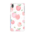 Peach Print   ---   Sony Nokia Lenovo Moto HTC Huawei - Mobile Back Cover