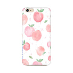 Peach Print   ---   Apple XioMi RealMe Oppo Vivo - Mobile Back Cover