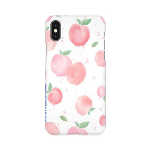 Peach Print   ---   Apple XioMi RealMe Oppo Vivo - Mobile Back Cover