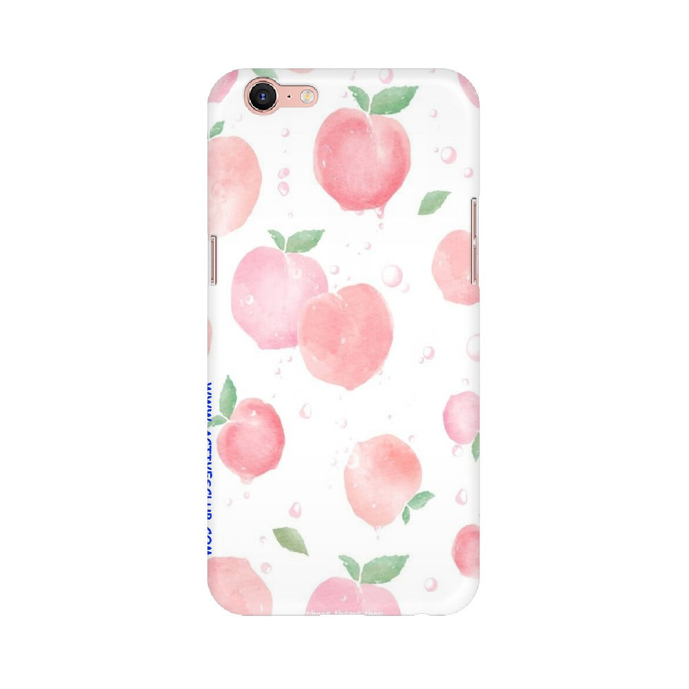 Peach Print   ---   Apple XioMi RealMe Oppo Vivo - Mobile Back Cover