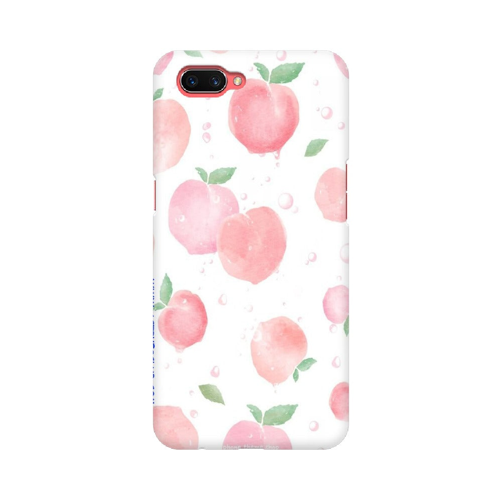 Peach Print   ---   Apple XioMi RealMe Oppo Vivo - Mobile Back Cover