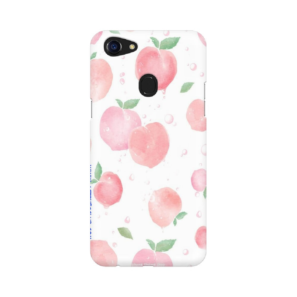 Peach Print   ---   Apple XioMi RealMe Oppo Vivo - Mobile Back Cover