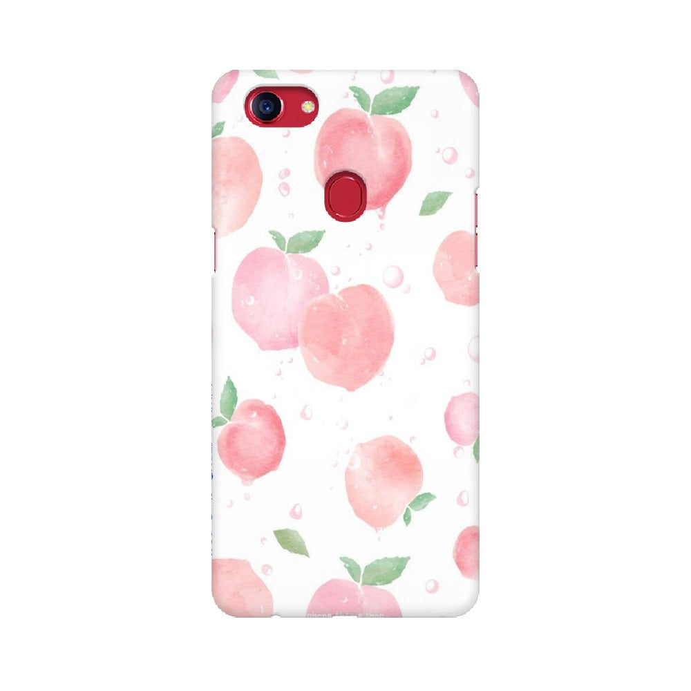 Peach Print   ---   Apple XioMi RealMe Oppo Vivo - Mobile Back Cover