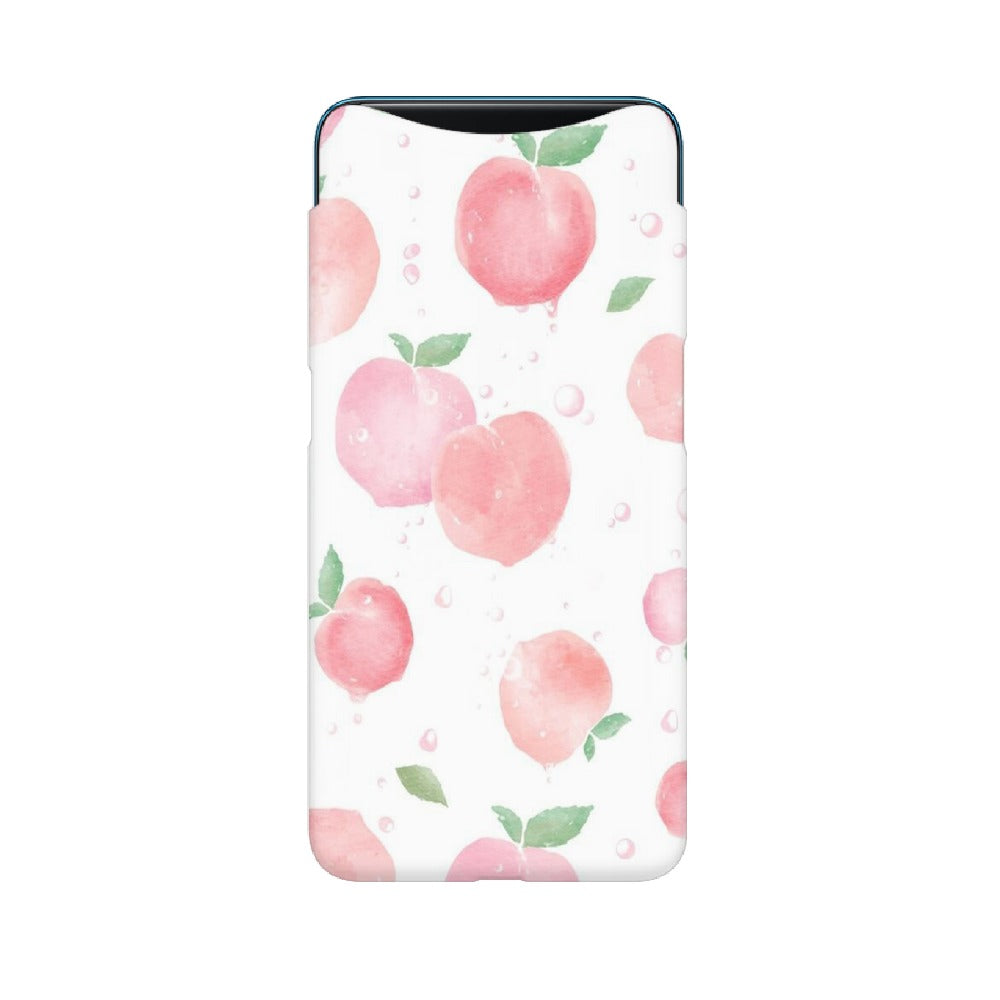 Peach Print   ---   Apple XioMi RealMe Oppo Vivo - Mobile Back Cover