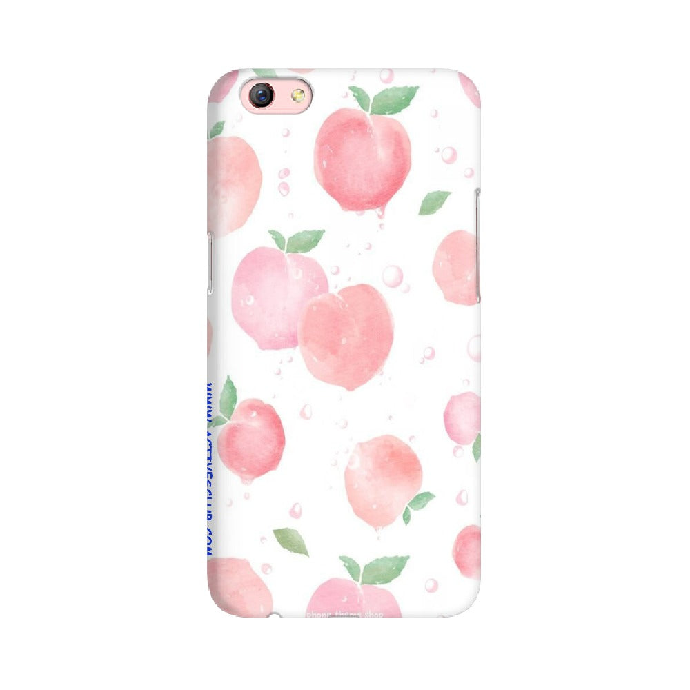 Peach Print   ---   Apple XioMi RealMe Oppo Vivo - Mobile Back Cover