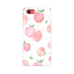 Peach Print   ---   Apple XioMi RealMe Oppo Vivo - Mobile Back Cover