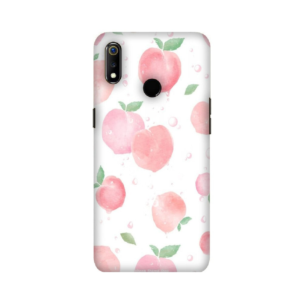 Peach Print   ---   Apple XioMi RealMe Oppo Vivo - Mobile Back Cover