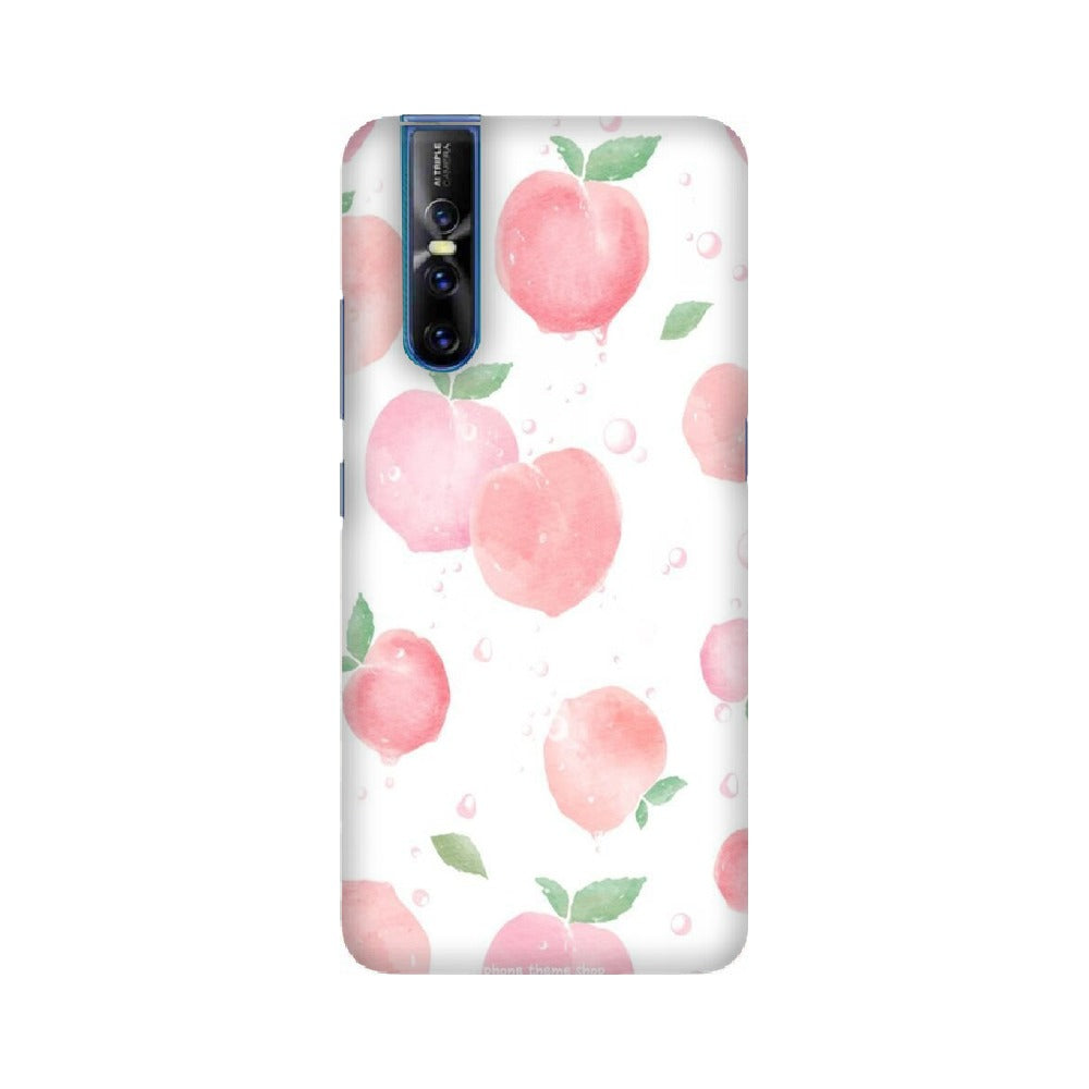 Peach Print   ---   Apple XioMi RealMe Oppo Vivo - Mobile Back Cover