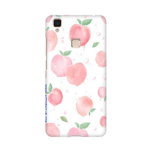 Peach Print   ---   Apple XioMi RealMe Oppo Vivo - Mobile Back Cover